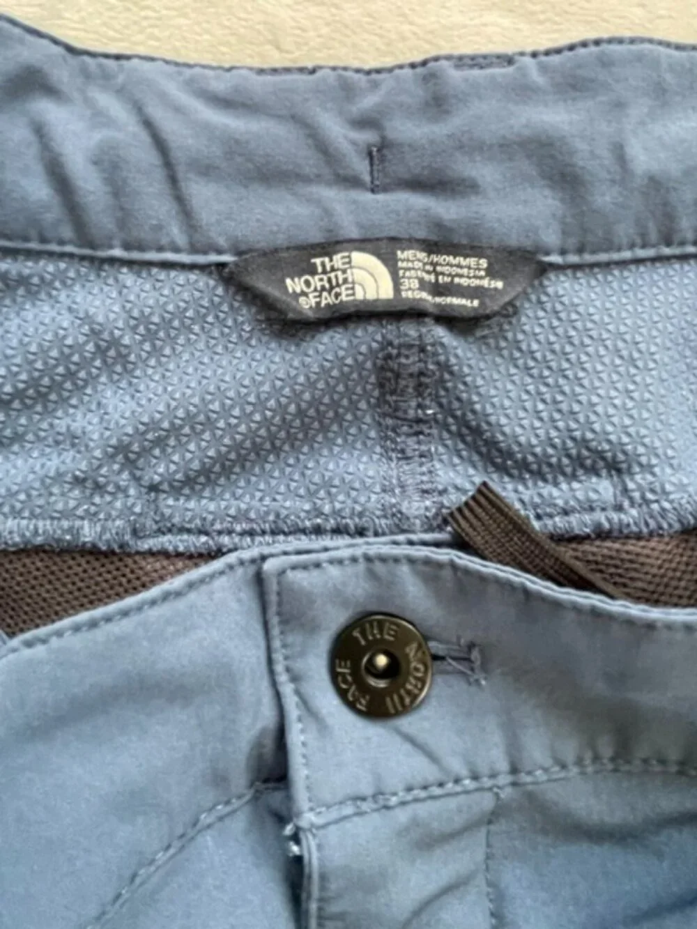 The North Face Men's Flashdry Activewear Short Pants, Blue, Size 38